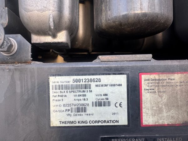 GROUPE FRIGO SEMI   THERMO KING   SPECTRUM SLXE