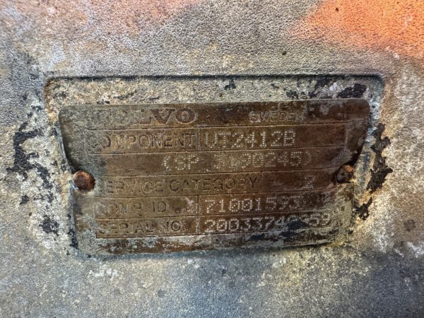 BOITE VITESSE VOLVO    VT 2412 B     VOITH       3190245